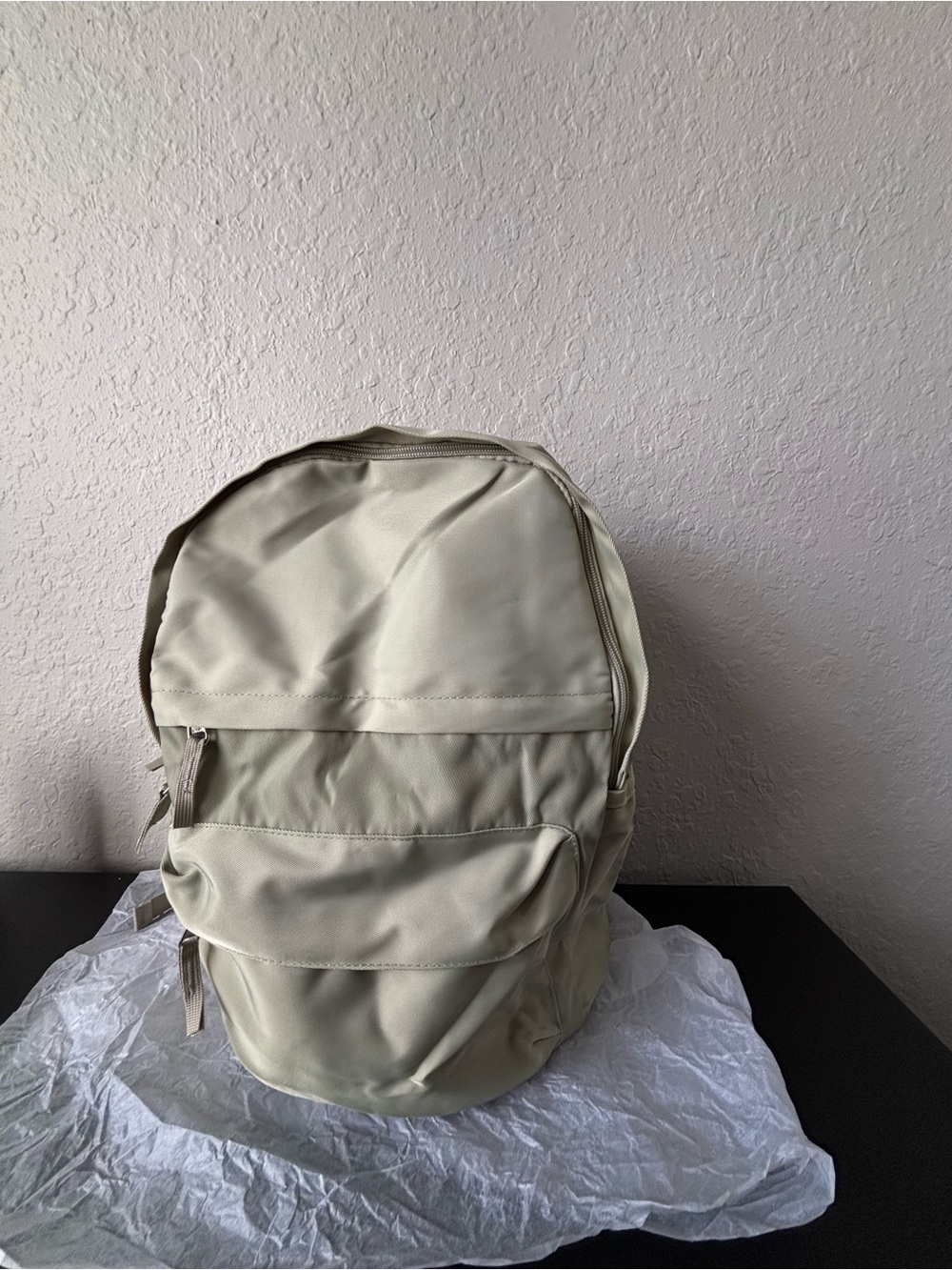 Green Backpack Multiple pockets Laptop travel for Woman